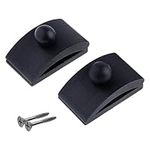 Classy Clamps Wooden Quilt Wall Hangers - 2 Large Black Clips and Screws for Tapestry, Wall Hangings - Clips for Hanging / Quilt Rack