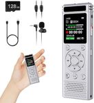 136GB Digital Voice Recorder with Playback,9000 Hours Audio Recording Device,Voice Activated Recorder with Noise Reduction,A-B Repeat,Mp3 Player and Password for Lectures Meeting/Classes/Interviews