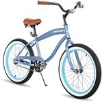 JOYSTAR 20 Inch Kids Beach Cruiser Bike for Girls and Boys Ages 7-10 Years Old Single Speed Kids Bike with Coaster Brake Blue