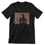 Piedpiper Smart Stylish Friends Monica Meme Printed Women's 100% Cotton Tshirt (Black, Medium)