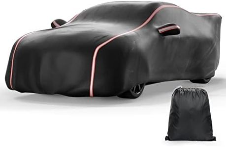 ISSYAUTO Car Cover Compatible with 1994-2024 Mustang GT Shelby Cobra Bullitt Accessories, ECOBOOST, All Weather Protection Water-Resistant Car Cover