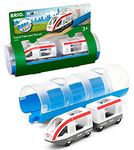 BRIO World Tunnel and Travel Train Toy for Kids Age 3 Years Up - Compatible with Most BRIO Railway Sets and Accessories