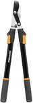 Fiskars Telescopic Loppers for Fresh Wood, Non-Stick Coating, Hardened Precision Steel, Handle Length: 63 to 83 cm, Black/Orange, L13, 1027528