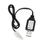 Maxmoral 9.6V USB Charger Battery Charging Cable for RC Car KET-2P