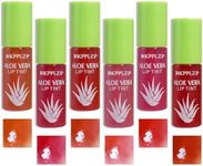 6 Pack Crystal Flower Jelly Lipstic