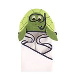 Hudson Baby Animal Hooded Towel, Scuba Turtle, 33''x33''