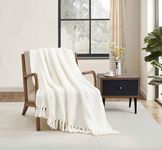 CREVENT Knitted Decorative Throw Bl