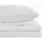 Viviland Plush Micro Fleece Queen Bed Sheet Set - Soft Fuzzy Polar Fleece Velour Velvet Sheets - Extra Warm Winter Fleece Bed Sheets with Deep Pocket - White - Queen