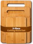 Cutting Board Set - 3 Piece Bamboo 