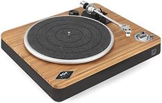 House of Marley Stir It Up Wireless Turntable - Bluetooth Record Player, 2-Speed Sustainably Made Vinyl Player, Home Turntables for Vinyl Records, Built In Pre-Amp, Audio-Technica Cartridge, Bamboo