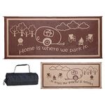 Stylish Camping RH8187 Brown/Beige 8 Feet x18 Feet RV Home Mat