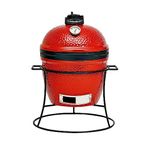 Kamado Joe KJ13RH Joe Jr Charcoal Grill, Blaze Red