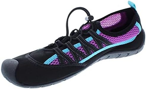 Body Glove Women's Sidewinder Water Shoe, BLACK/OASIS PURPLE, 7