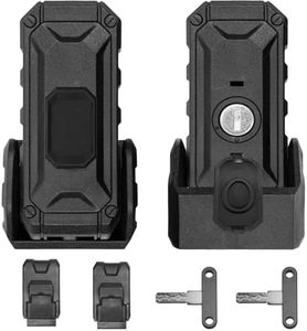 Locking Hood Latch with Keys, Jeep Hood Latch for 2007-2017 Jeep Wrangler JK/JKU, Anti-Theft Hood Lock Catch Latch Accessories, Dust & Water Resistant, 100% Exclusive Development for Jeep JK, 1 Pair