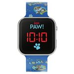 Paw Patrol Unisex-Kid's Digital Quartz Watch with Silicone Strap PAW4354