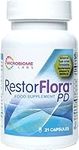 Microbiome Labs RestorFlora PD (21 Capsules) | Gut Digestive Health and Immune Support Yeast & Spore Probiotic - Daily Probiotic containing Saccharomyces Boulardii and Bacillus Spores