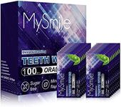 MySmile Teeth Wipes 100pcs Disposal Finger Brush Deep Cleaning Wipes Oral Brush Ups Tooth Wipes ​For Teeth Cleaning, Oral freshes Mint Flavor