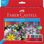 Faber-Castell 111260 Colour Pencils (Pack of 60),3.5 x 18.6 x 21 cm; 399.16 Grams