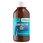 Gaviscon Liquid, Aniseed, 300ml , Heartburn Liquid, Indigestion Relief, Gerd, Gord, Stomach Pain Relief, Acid, Gets To Work Instantly, Dual Relief, Antacids, Digestion and Nausea