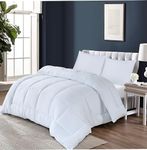 adsin 15.5 Tog Coverless Comforter Luxurious Microfibre Duvet Filled with Anti Allergy Hollowfibre Double Size Quilt