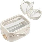 Oaque Clear Cosmetic Bag Double Lay