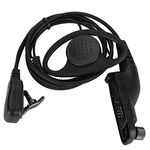 Sonew D Type Hanger Headset with PTT MIC witn Mic 2 Pin Earpiece Headsetfor Motorola Xpr-6300/6350/6550/6580/7550/P8200 8268D