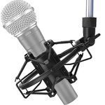 SM58 Mic Shock Mount Holder for shure SM58 Cardioid Dynamic Vocal Microphone to Absorbe Vibration and Noise by SUNMON