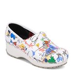 Skechers Work Clog SR Slip Resistant Womens Shoes White/Multi 7