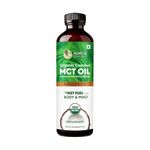 MCT Oil 500ml | Pure C8 & C10 | Keto & Paleo Friendly | Organic | Sourced from Coconuts | Unflavored Oil that helps Supports Brain Function & Instant Energy | Pack of 1