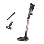 Shark Stratos Cordless Stick Vacuum Cleaner with Anti Hair Wrap Plus, Clean Sense IQ & Anti-Odour Technology, 60 Mins Run-Time, Removable Battery, 2 Attachments, Charcoal/Rose Gold IZ400UK