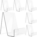 6 Pack Acrylic Book Stand, Clear Ea