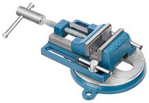 KANCA- SDRL-100, Swivel Drill Press Vise With 360° Swivel Base, 4 INCH,Preferred by Craftsman and Machinist for Drilling,Reaming Tapping Operations, Home Improvement,Woodworking, Blue Colour