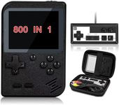 Retro Game Console - Handheld Game Console Comes with Protective Shell, 3.0 Inch Screen 800 Classical FC Games,Gameboy Console Support for Connecting TV & Two Players Ideal Gift for Kids