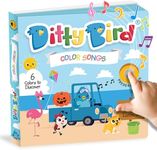 Ditty Bird Musical Books Colors Edition | Montessori Toys & Learning Resources | Sensory Toys for Kids | Nursery Rhyme Book, Interactive Toddler Toys for 1 Year Old to 3 Year Olds | Sturdy Baby Book