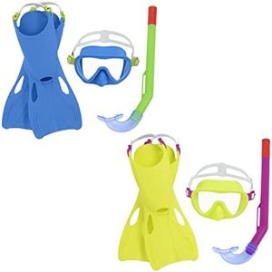Bestway Kit Masque Tuba et Palmes Crusader Essential Enfants 3 Ans et plus