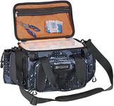 X Strike Fishing Tackle Bag, Fishing Bag Waterproof Fishing Storage Bag with 4 3600 Tackle Box, Saltwater and Freshwater Tackle Shoulder Bag for Fishing, camping, hunting, hiking, travel.