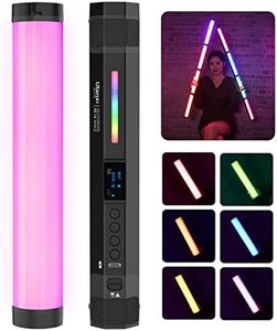 ULANZI VL110 RGB Light Wand, Handheld Light Stick Camera LED Video Tube Light Bar, 2500-9000K Dimmable, 2600mAh Battry CRI 95+ with Magnetic Attraction for Photography Vlog TIK Tok
