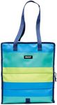 Freezable Grocery Tote Bag Fresh Stripe