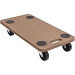 Flatro Dolly Trolley On Wheels 200KG Heavy Duty Trolley for Moving Furniture with Eva Foam Grip Pads Wooden Platform Lifter Trolley 59x29x18cm (FT301)