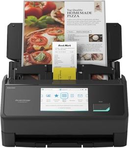 ScanSnap iX2500 (Black) High-Speed Duplex Document Scanner, 45 ppm / 90 ipm, 100-Sheet ADF, 600 dpi Optical, 5″ Touchscreen, Wi-Fi 6, USB 3.2 Gen 1×1, PC & Mac