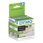 DYMO LW 1-Up File Folder Labels | 9/16'' x 3-7/16'' (14 x 87mm) | Black Print on White Labels | for LabelWriter Label Printers | 2 Rolls of 130 (260 Total)