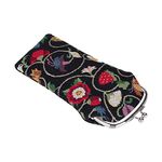 Signare Tapestry Glasses Case for Women Eyeglass Case with Garden Flower and Creatures (Jacobean Dream, GPCH-JACOB)