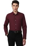 Peter England Men's Regular Fit Shirt (PESFONUP031923_Maroon 44)