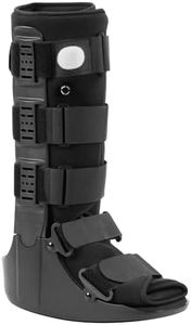 Jewlri Air Walking Boot, Tall Fracture Boot, Air CAM Walker Fits Left or Right Foot, Foot Protection Walker for Broken Foot Sprained Ankle Fracture Recovery (Medium)