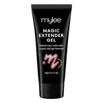 MYGEL by Mylee Magic Extender Gel – Long Lasting Wear, Natural Look, Nail Extension Gel, for Beginners & Salon Professionals, Acrylic Nail Thickening Builder Gel, Nail Art - 60 Gram Tub (Nearly Nude)