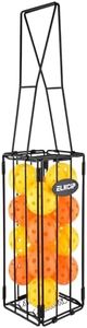 ELKCIP Portable Pickleball & Tennis Ball Collector - Pickleball Retriever Basket Carrier Gatherer Picker Hopper Container for Picking and Storage Training Tool for Ball, Foldable