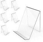 SANYOUNG 6 Pack Acrylic Book Stand,