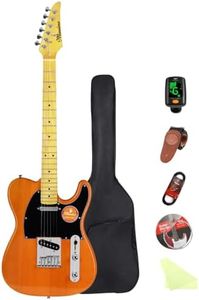 Bullfighter MS-110 Electric Guitar Telecaster Beginner Set Travel Guitar Beginner Instrument MS-110 (Yellow)