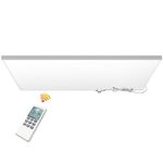 byecold Ceiling Infrared Heater with Remote Control, Built-in Thermostat Far Infrared Panel Energy Efficient, Overheat Protection, Waterproof Silent Heater Panel for Room - 860W