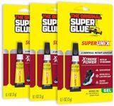 Super Glue - SUPERUNIX - Universal Instant Bonding Adhesive - Shockproof & Waterproof - 3g Tubes (Pack of 3)